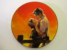 Decorative Plate "Fiery Embrace" Paul Jennis; Gone With the Wind Scarlett
