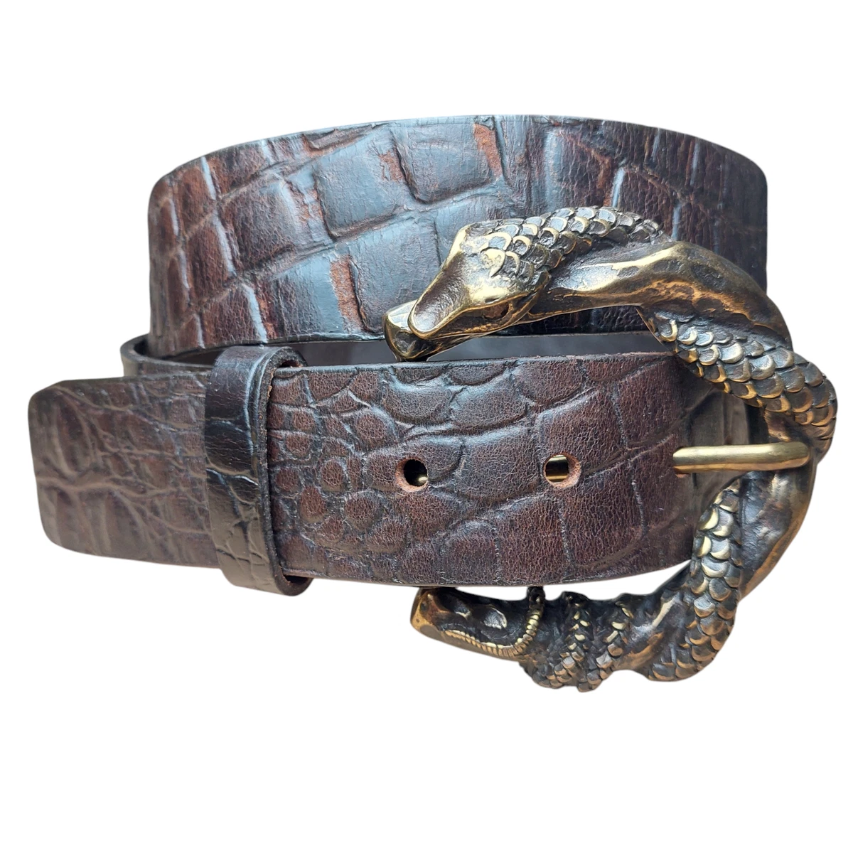 Armani Collezioni Croco Belt undefined main image 4