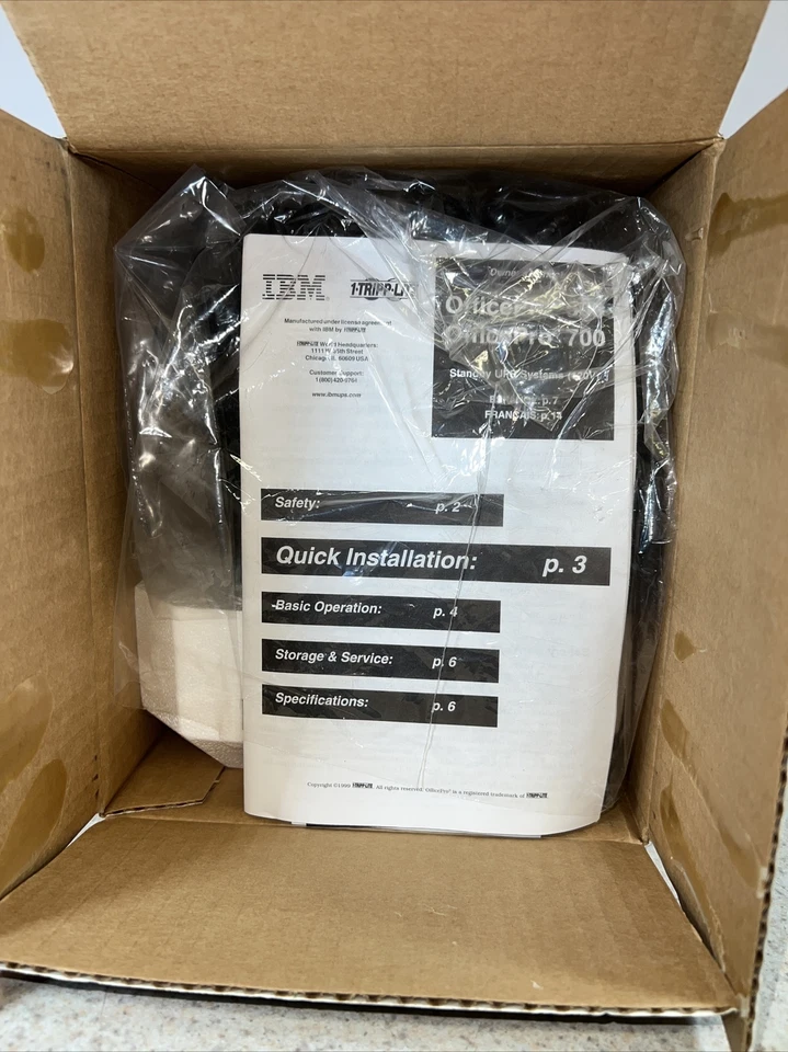 IBM Office Professional UPS 500VA *NEW OPEN BOX* - Image 3 of 4