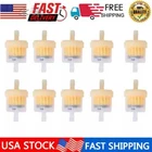 10PCS Motor Inline Gas Oil Fuel Filter Small Engine For 1/4'' 5/16" Line