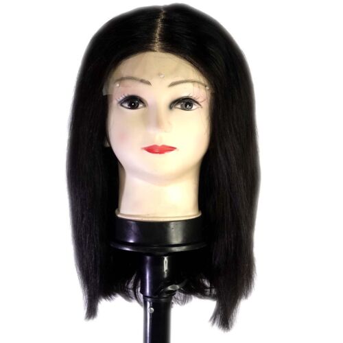 Cadenza Hair Top Closure Wigs  10 Inches Straight / Wavy for Women & Girls . - Afbeelding 1 van 8