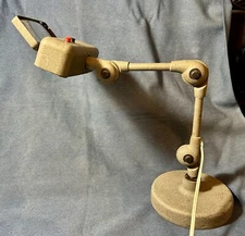 Vintage Industrial Magnifier Magnifying Machinist Jeweler Watchmakers Lamp Light