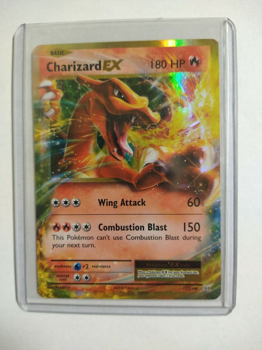 2017 Pokemon Card - Mega Charizard - XY Evolutions - 12/108 - Mint