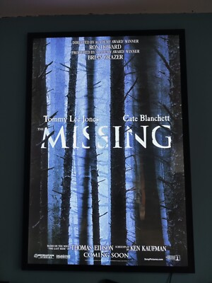 The Missing - Original Cinema One Sheet teaser campaign Poster 27x41 Inches rare