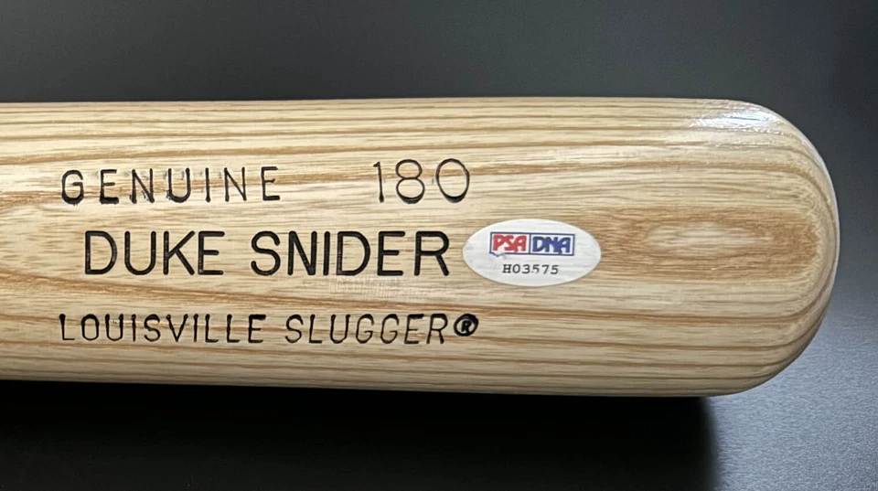 Duke Snider SIGNED Bat Louisville Slugger HOF 80 LA Dodgers PSA/DNA AUTOGRAPHED - Image 3 of 4