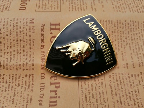 Lamborghini Metal Sticker Bull Emblem Badge 65*56MM (1PC) - Picture 5 of 5