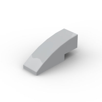 Lego 5x Schrägstein 3x1 slope curved 50950 hellgrau light bluish gray