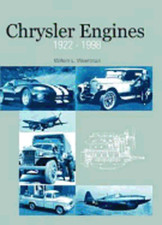 Chrysler Engines 1922-1998 By Willem L Weertman New