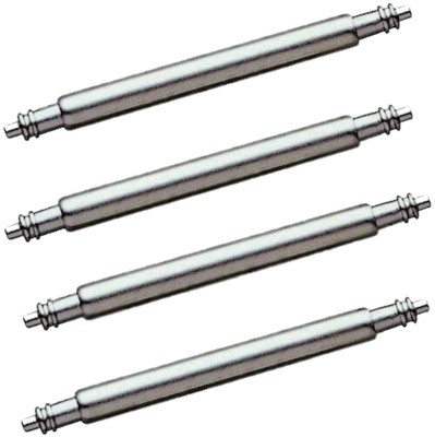 4 Stück Eichmüller massiv Federstege 12 bis 42 mm Uhrenstifte 1,8 mm Durchmesser