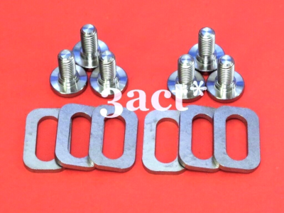 12 Titanium Bolts Spacers Look Keo Blade Max Carbon Ti HM Sprint