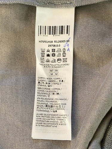$795 eleventy FULL-ZIP BOMBER SWEATSHIRT | GREY SAND | Medium - Picture 13 of 15
