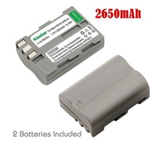 2x Kastar Battery for Nikon EN-EL3e D80 D90 D100 D200 D300 D300S D700