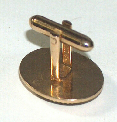Boutons De Manchette Vintage AVON - Noir Et Or Avec Pierre - Occasion Très Bon État - Pour Homme