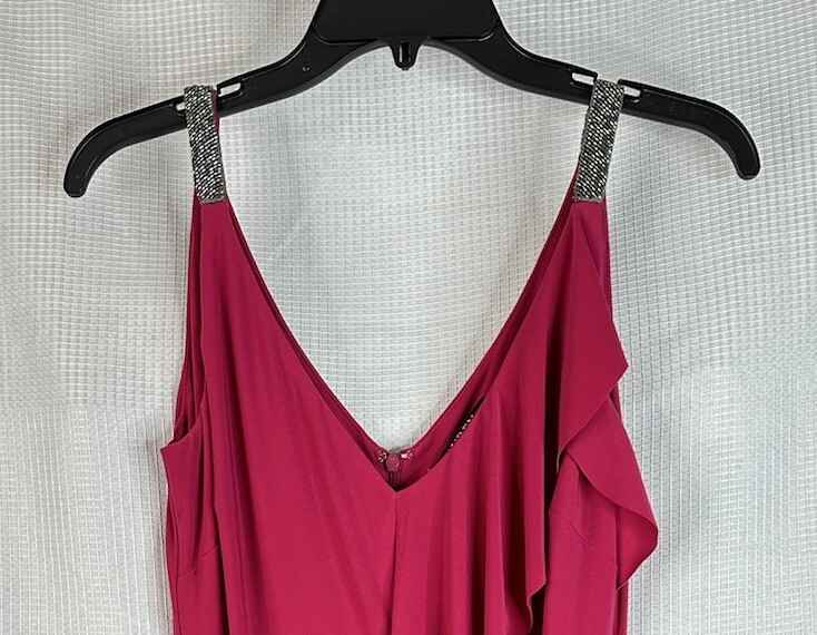 NWT Lauren Ralph Lauren LRL Womens Sleeveless Pink Dress Gown Size 6 thumbnail 3