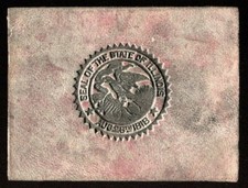 American Tobacco Card, LEATHER COLLEGE SEALS, 1910, Illinois
