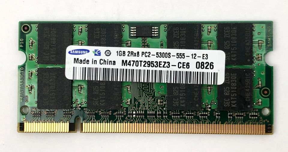 Surtido 1GB 2RX8/1RX8/2RX16 Memoria RAM Lote de 40 Foto 3 de 4