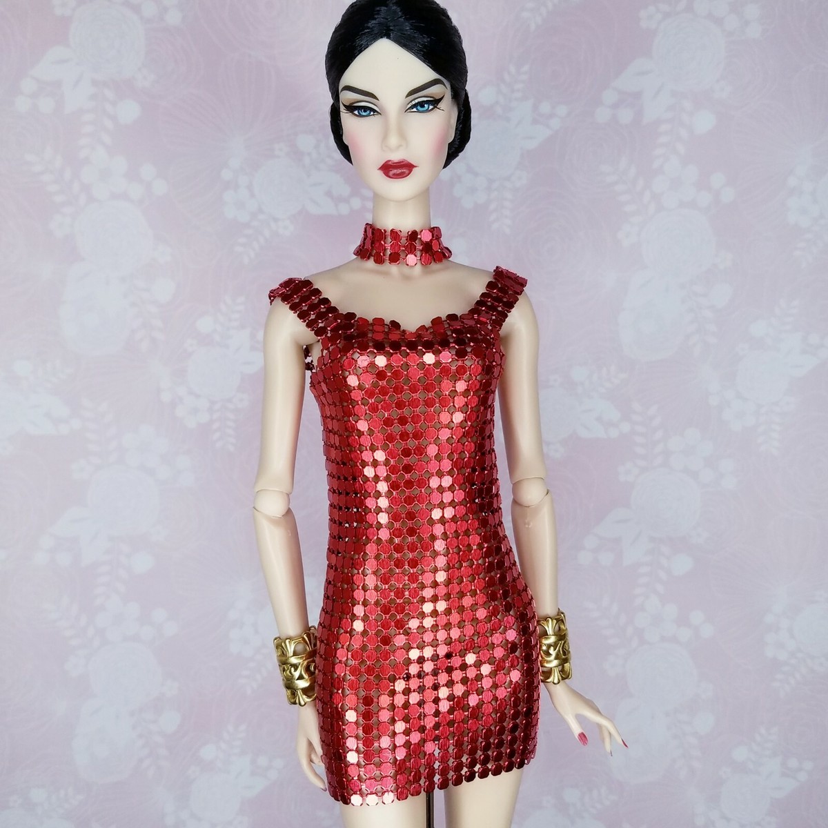 PICK YOUR COLOR METAL MESH DRESS Fashion Royalty NuFace Poppy Integrity  Toys | eBay