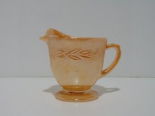 Anchor Hocking Fire King Peach Lustre Laurel Creamer
