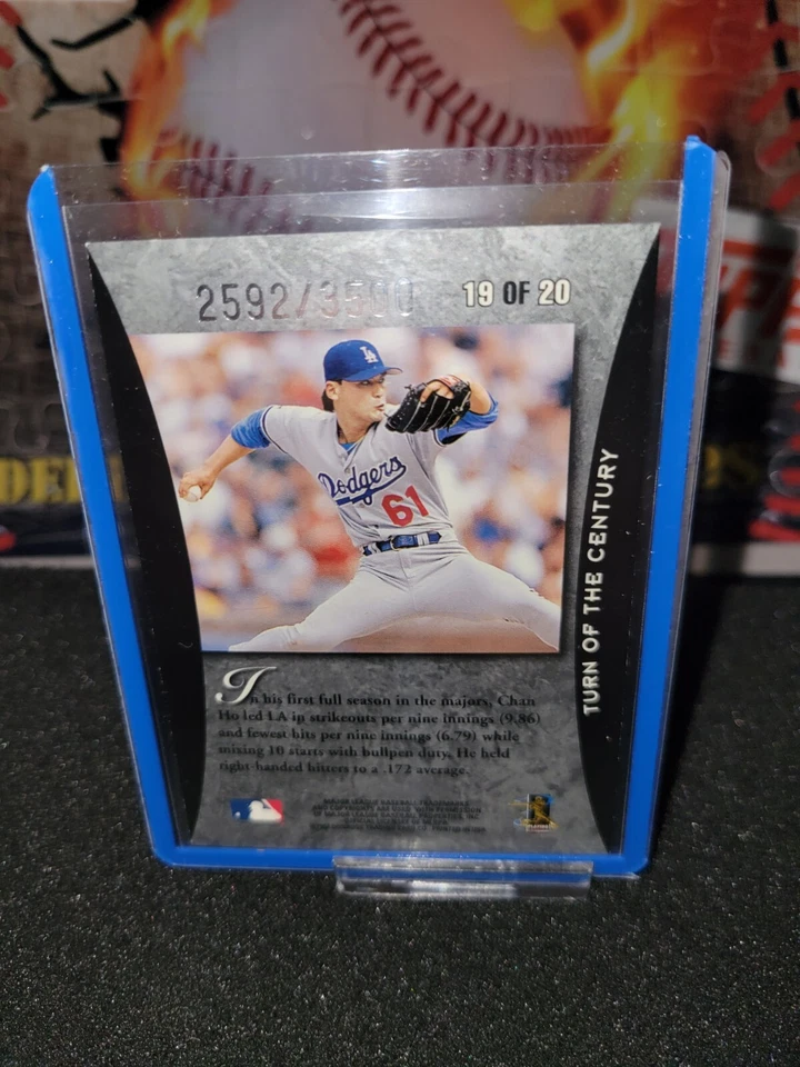  1997 Donruss Elite Turn of the Century #19 Chan Ho Park/3500 dodgers - Image 2 of 2