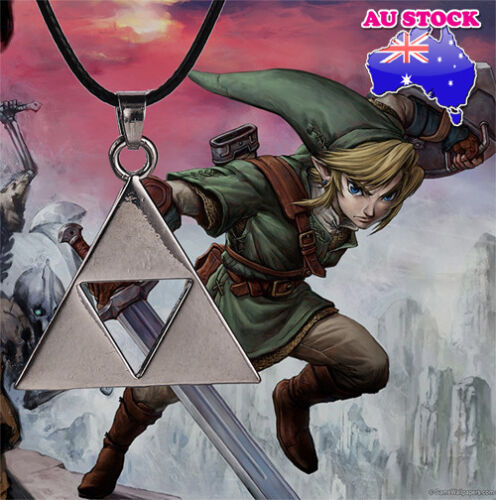 Wholesale New The Legend Of Zelda Triforce Pendant Silver Necklace Jewelry Gift  - Picture 1 of 3