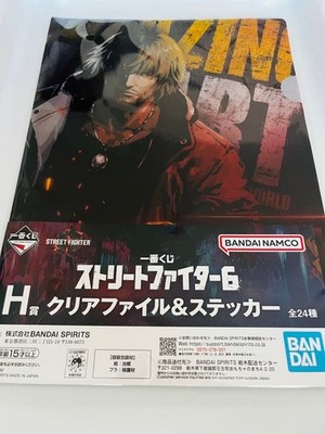 Ichiban Kuji Street Fighter 6 H Preis Clear File & Sticker Ken