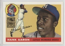 2000 Topps Hank Aaron Reprints Hank Aaron (1955 Topps) #2 HOF