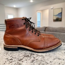 WESCO Guildsman Boots 11.5 Mens Cap Toe Brown...