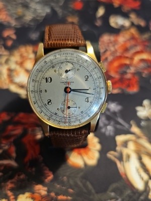 18k Gold Chronographe Suisse Mechanical Venus 170 Chrono Working