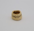 Mini Tohono O'odham Basket Cylinder Papago 1" W Ticked Rim LZMB17 — photo 2