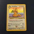 Pokemon Card - Dragonite Fossil Holo Unlimited Rare 4/62 Vintage WOTC Excellent