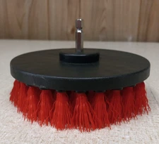 New 5 Inch Red Cordless Drill Power Cleaning Scrubber Brush X001TITH6V