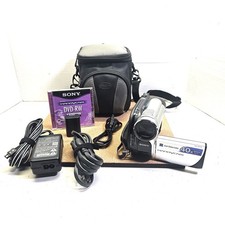 Sony Handycam DCR-DVD108 Mini DVD Camcorder Tested all functions work. Bundled