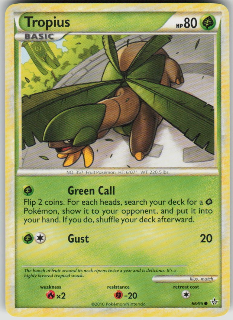 Tropius Common HGSS Unleashed LP 66/95
