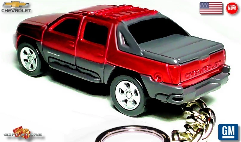 🎁🆕 LLAVERO RARO VINO TINTO OSCURO CHEVY AVALANCHE PERSONALIZADO Edición Limitada💕GRAN REGALO💕🎁 Foto 2 de 4