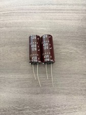 2x NCC 120uf 450v Radial Electrolytic Capacitors 450v120uf /Replacing 420v 400v
