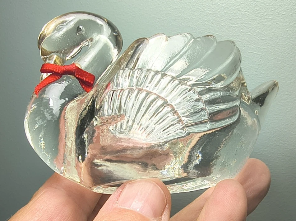 Glass Swan for sale | eBay