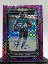 2022 Prizm Football Snoop Conner Auto Parallel /49 RC