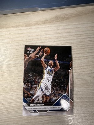 Stephen Curry Topps Now Enters Top 20 On All-Time Scoring List