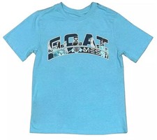 Messi GOAT Logo Light Blue Men s T-Shirt Size X-Small NWT