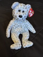 The Beginning Ty Beanie Baby Years Teddy Bear MWMT Birthday January 1 2000