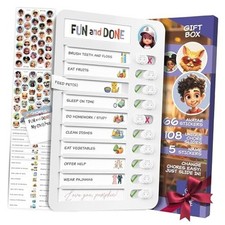 Chores Chart for Kids - Daily Routine Chart for Kids with 1 Pack   180 Pcs