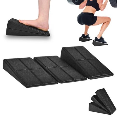 Slant Board Squat Wedge for Calf Stretching，3 Pcs 12'' x 6.3'' Foot Stretcher B...