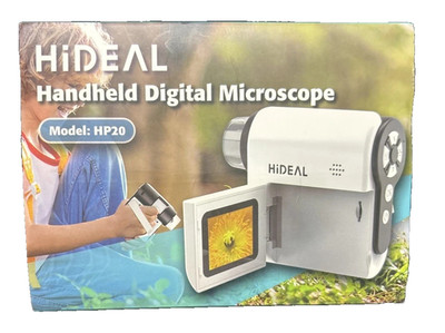 Hideal HP20 IPS Handheld Digital Microscope For Kids 1000X 3-in-1 Blue NEW