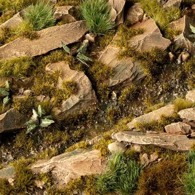 Gamers Grass Dark Moss 2mm - Wild Tufts (Wargame / Model Basing)