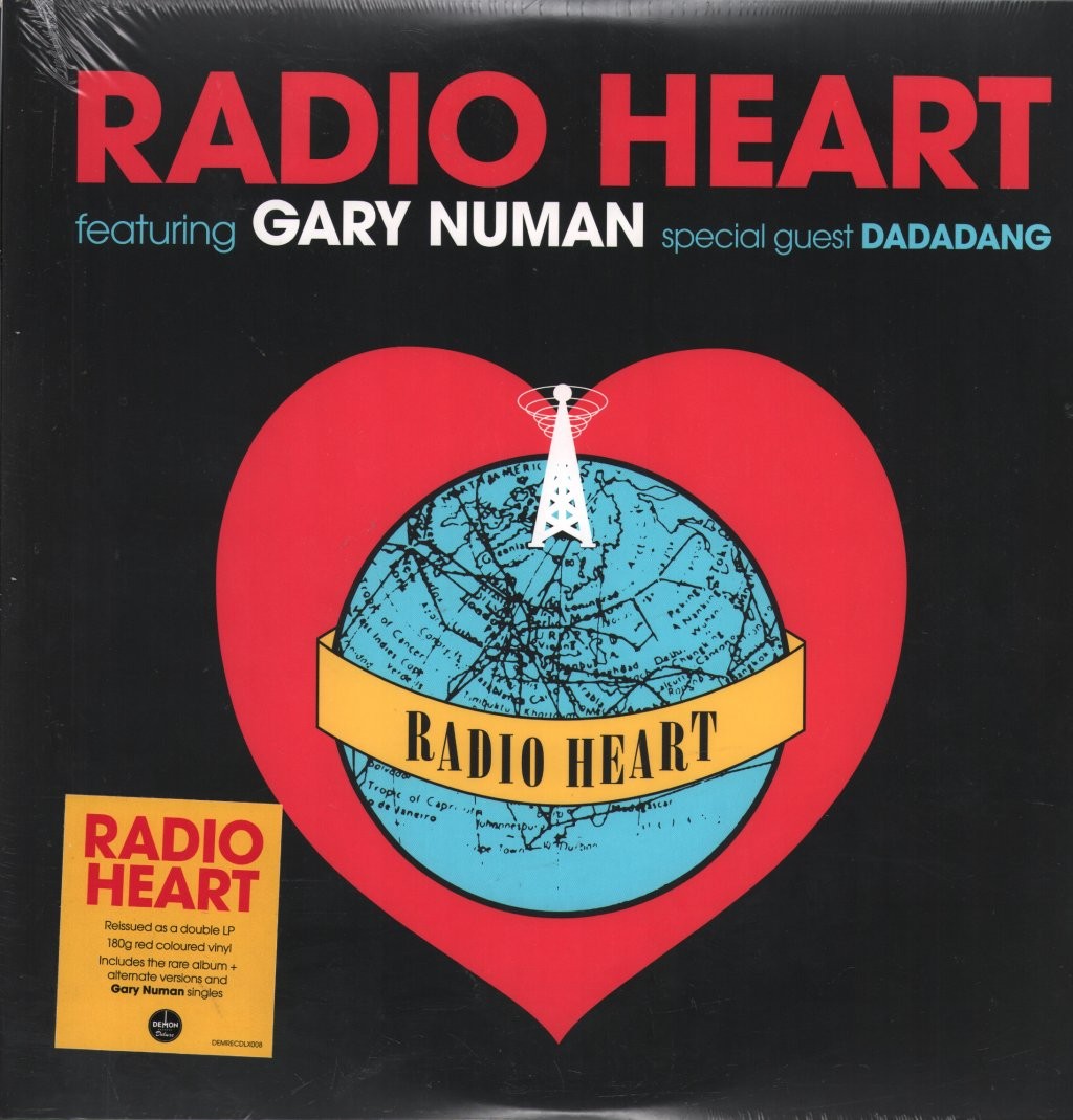 Radio Heart Con Gary Numan Radio Heart Double LP Vinile UK Demon 2018 2LP