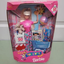 I'M A TOYS R US KID 50th Anniversary Barbie Doll Special Edition 1998 New in Box