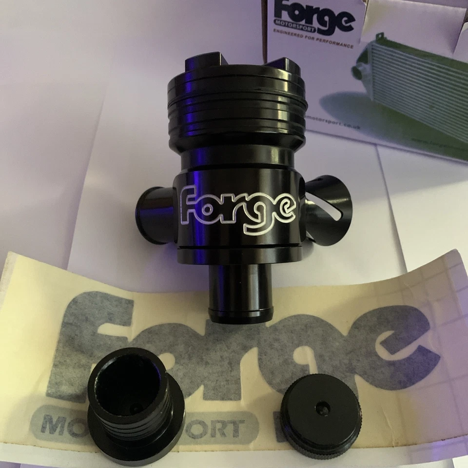 Forge Schubumluftventil Splitter 1.8T 20V RS4 S4 RS6 996 Turbo usw... Schwarz - Bild 2 von 2