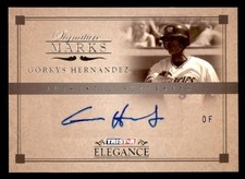 2007 TRISTAR Elegance Signature Marks #SM-GH Gorkys Herdandez Autograph *d6