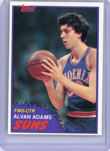 Alvan Adams [West] #W79 1981 Topps card