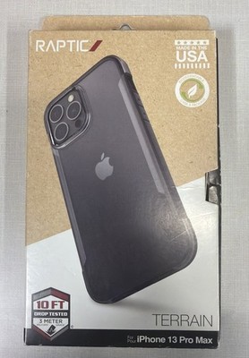 RAPTIC Terrain Case for iPhone 13 Pro Max, Biodegradable & Made in USA